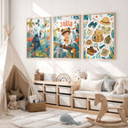 Jungle – Zestaw Personalizowanych Plakatów - Tiny Lines