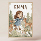 Little Woodland – Custom Poster Set - Tiny Lines
