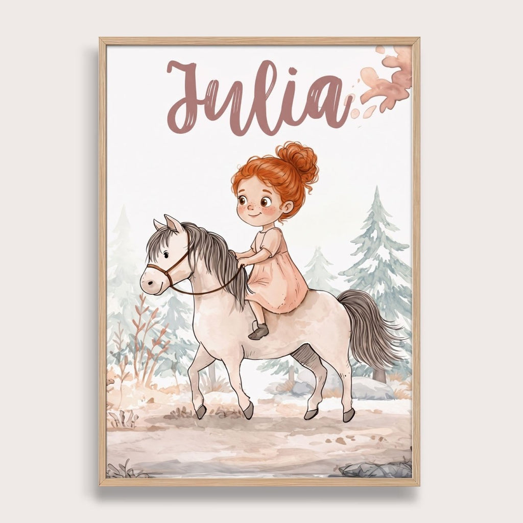 Magic Ponies – Zestaw Personalizowanych Plakatów - Tiny Lines