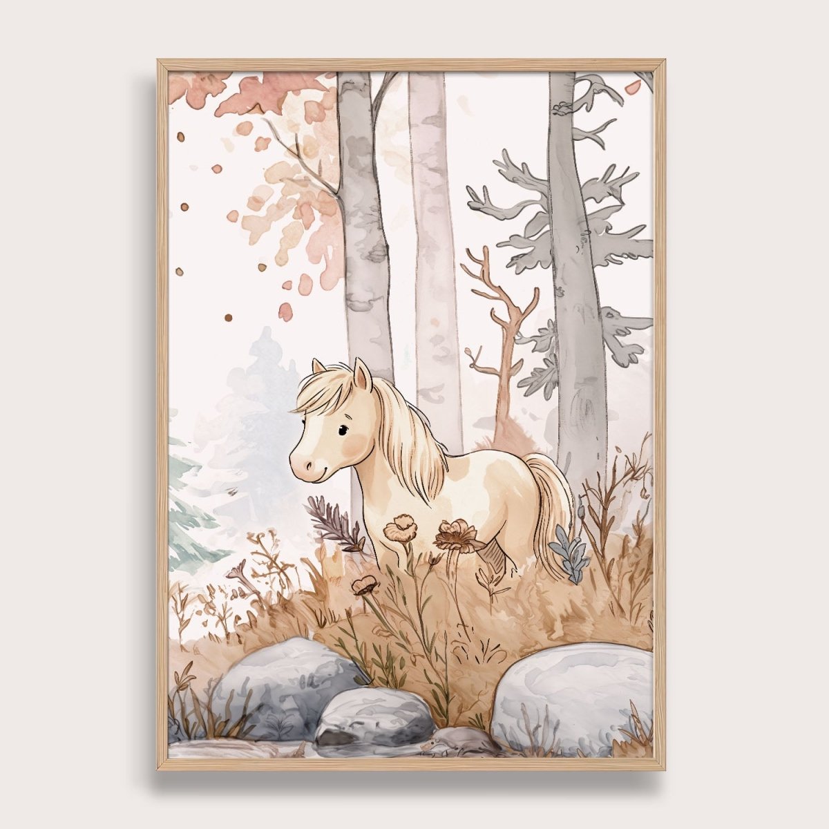 Magic Ponies – Zestaw Personalizowanych Plakatów - Tiny Lines